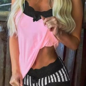 Pyjamas Sleep Shorts Set Lace